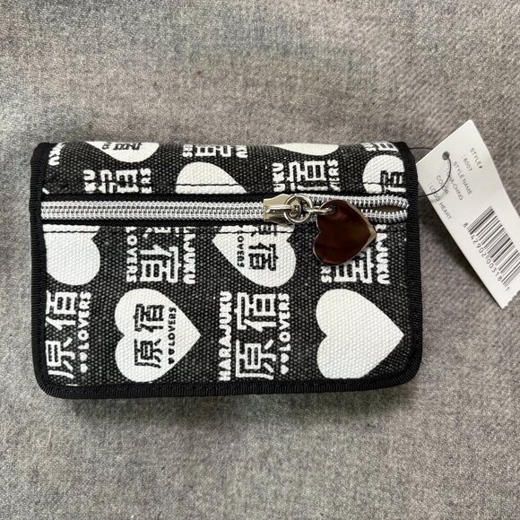 New Harajuku Lovers Y2K Cha-Ching Logo Heart Wallet - Picture 2 of 5